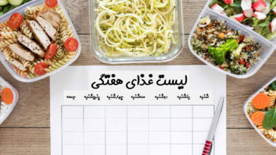 لیست غذای هفتگی سالمندان